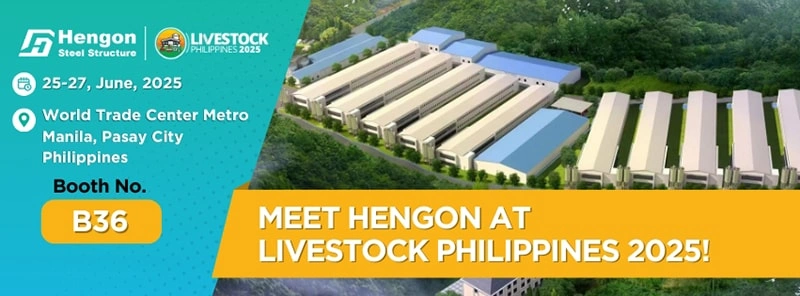 Únete a Hengon en Livestock Philippines 2025 – Descubre nuestras soluciones en edificios de acero para aves de corral Únete a Hengon en Livestock Philippines 2025 – Descubre nuestras soluciones en edificios de acero para aves de corral