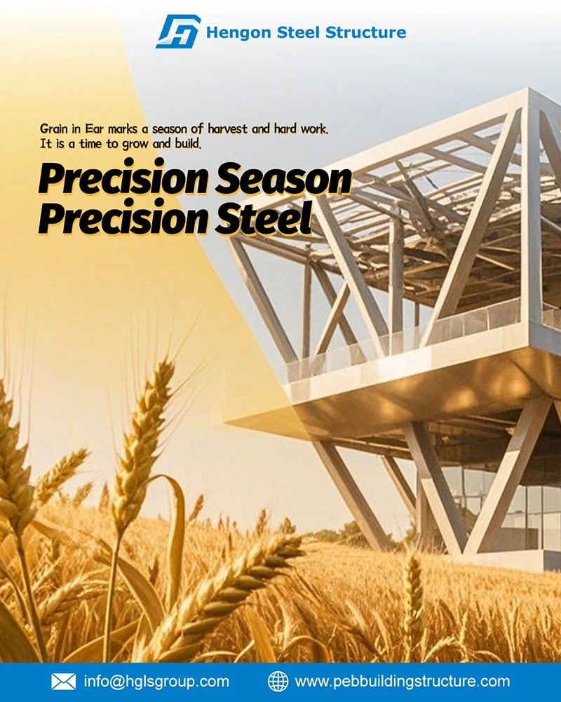 Grain in Ear: Una estación para siembra, un tiempo para construir — con Hengon Steel Structure Grain in Ear: Una estación para siembra, un tiempo para construir — con Hengon Steel Structure